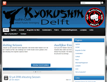 Tablet Screenshot of kyokushin-delft.nl